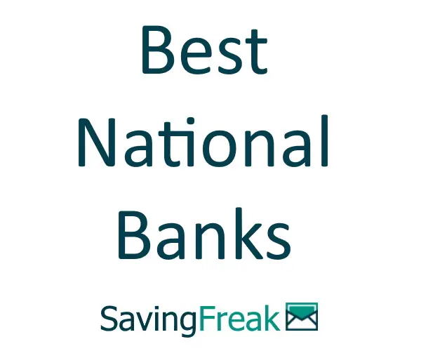 Best National Banks [Top 10 Big Banks]