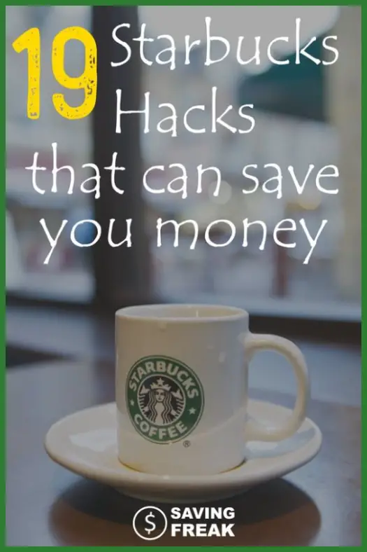 starbucks hacks to save money and time