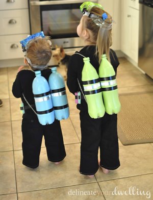 diy scuba diver costume