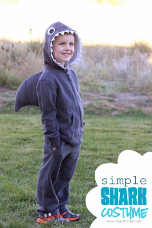 diy shark costume