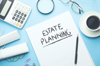what is estate planning with stationary on table
