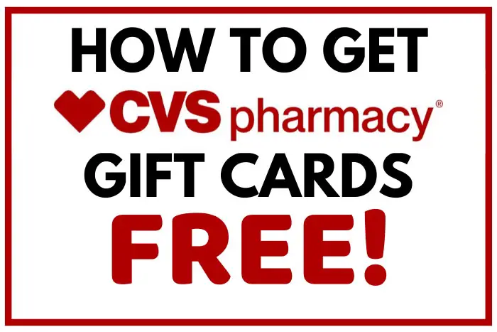 how to get free cvs gift cards