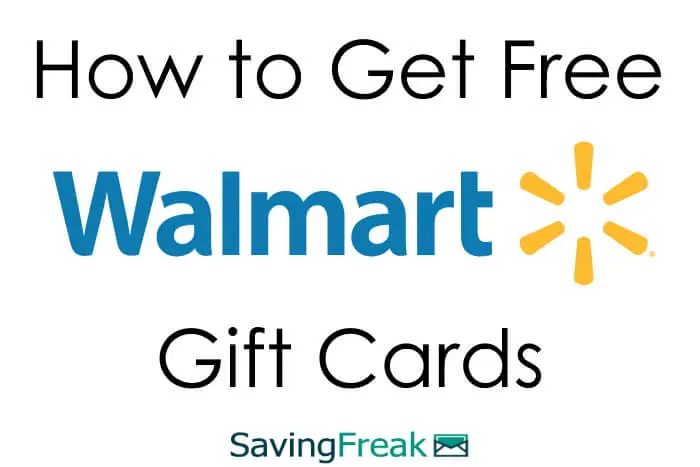 how to get free walmart gift cards