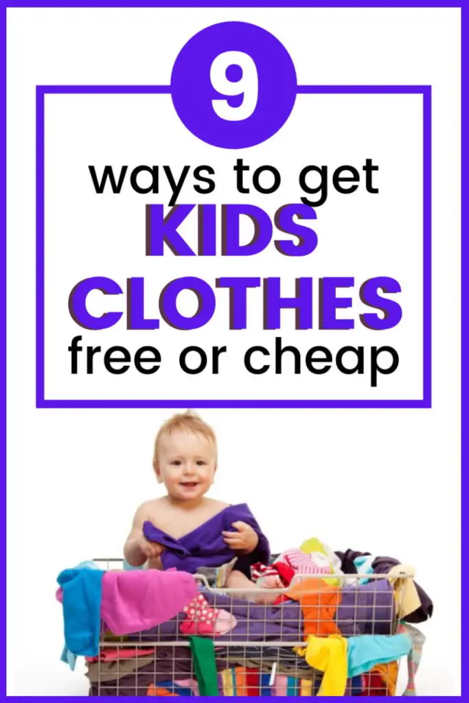 how to get kids clothes for cheap or free