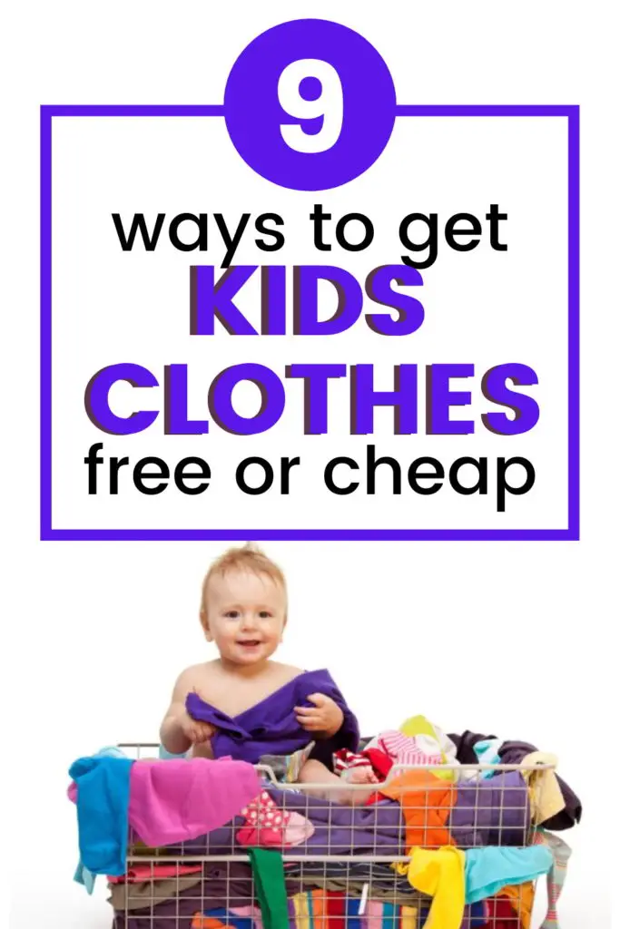 how to get kids clothes for free or cheap