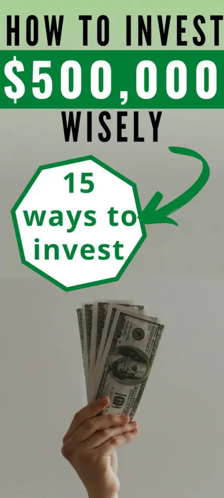 how to invest 500k wisely