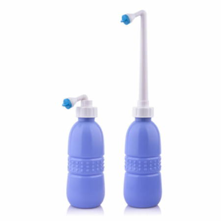 irrigation bottle as toilet paper replacement
