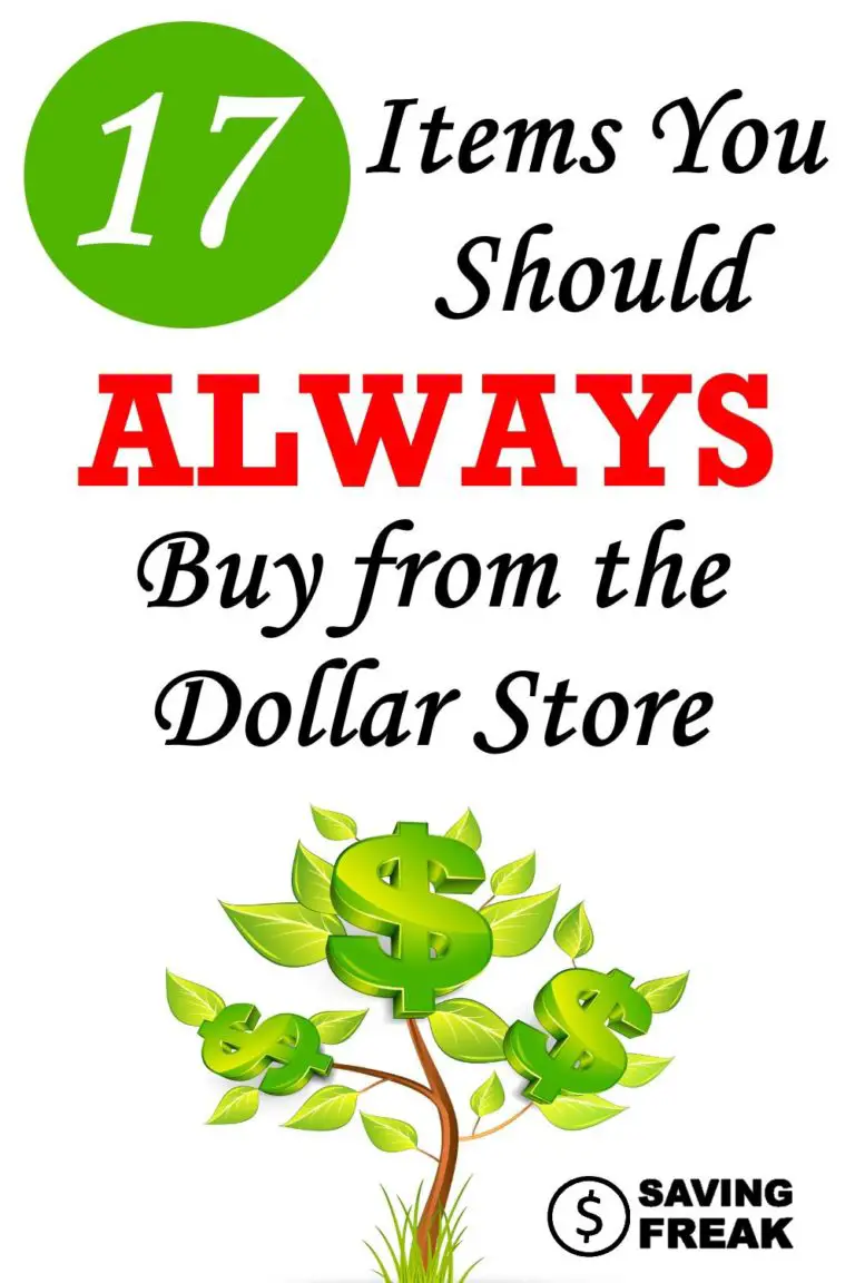 Items you should always buy from the Dollar Store Saving Freak
