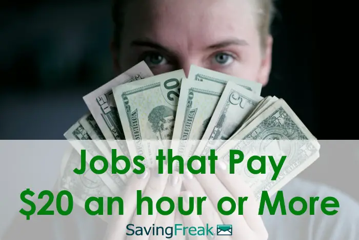 jobs that pay 20 an hour