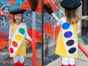 paint tray halloween costume