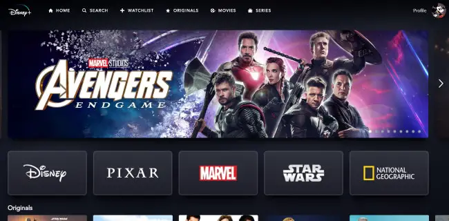 review of disney+ desktop