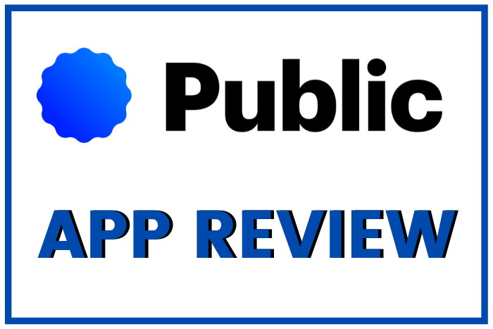 public app reviwe with logo