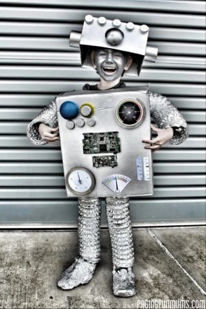 robot diy halloween costume