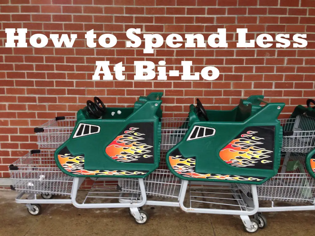 shopping with coupons at bilo