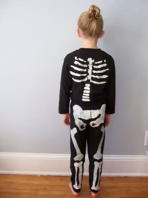 skeleton halloween costume