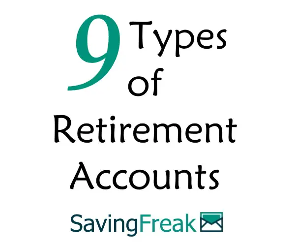 types of retirement accounts