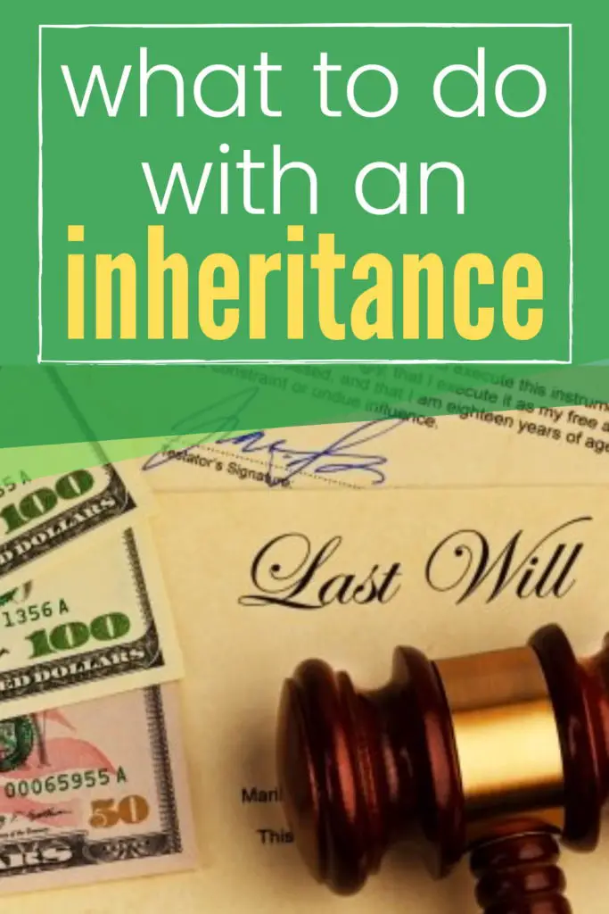 what to do with an inheritance 